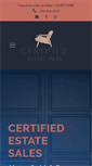 Mobile Screenshot of certifiedestatesales.com