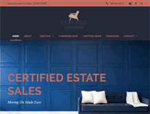 Tablet Screenshot of certifiedestatesales.com